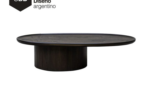 Mesa baja Fungo oval - Sello Buen Diseño Argentino - EL MUEBLE