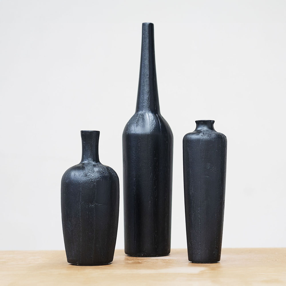 Vase #1 Paraíso Negro Poro Abierto