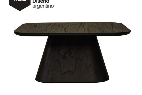 Mesa baja Rado con tapa de madera - Sello Buen Diseño Argentino - EL MUEBLE